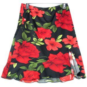 SALE! RAVE CITY Floral Flare Midi Skirt